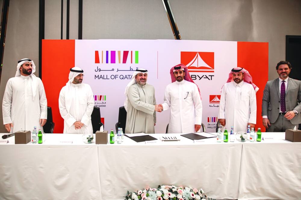 Officials at the signing ceremony.