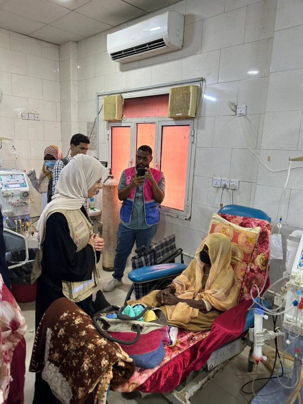 HE Lolwah bint Rashid AlKhater visits health institutions in Port Sudan.