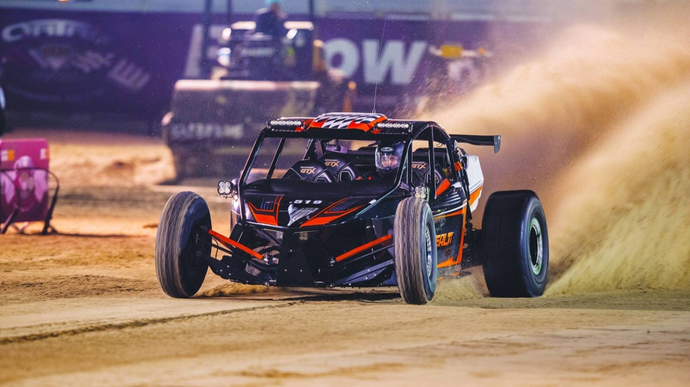 
Action from the final round of Desert Bike Race Competition. 