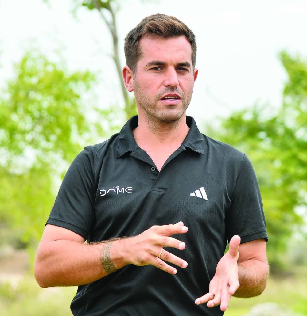 Edu Franza talks about padel’s growing popularity. PICTURE: Shaji Kayamkulam