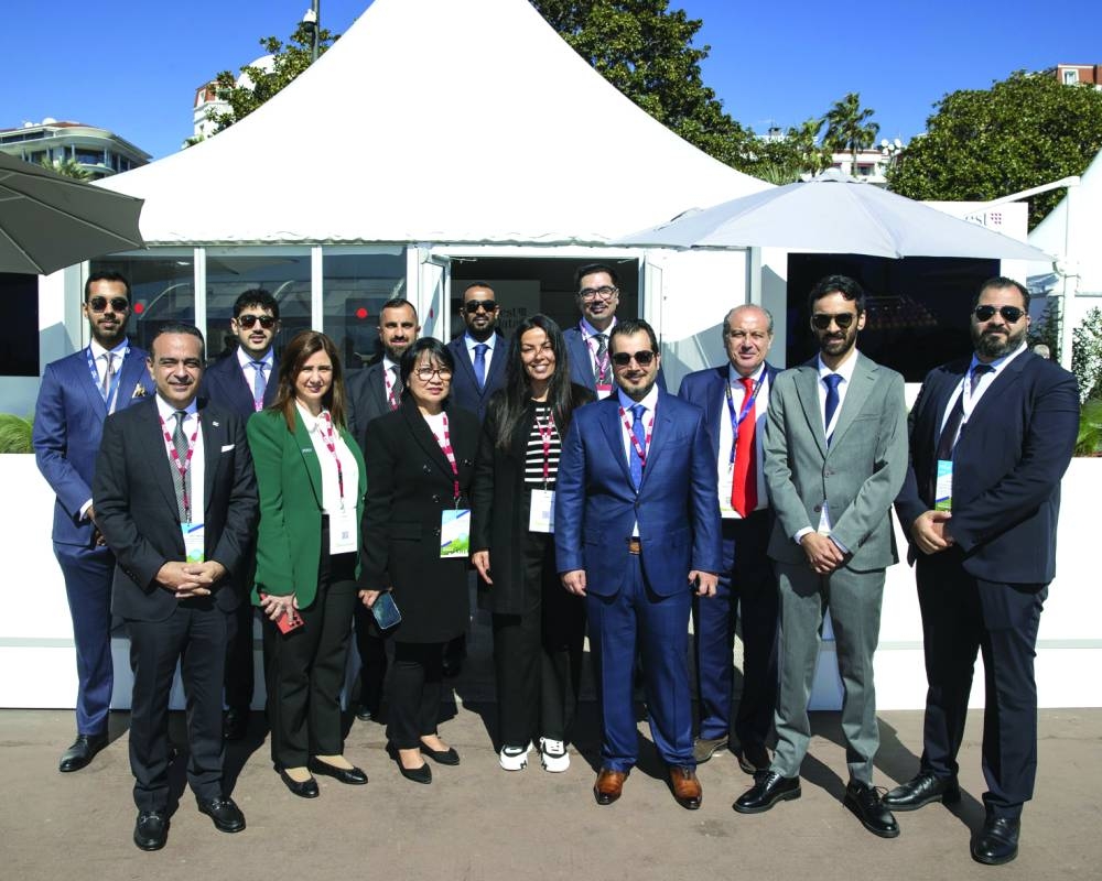 Invest Qatar&#039;s pavilion at the MIPIM 2024 in France.