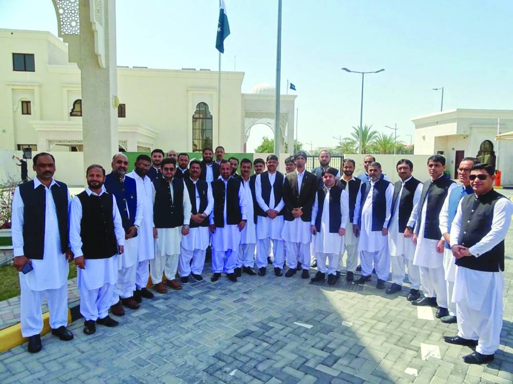 Some of the prominent members of Pakistan community.