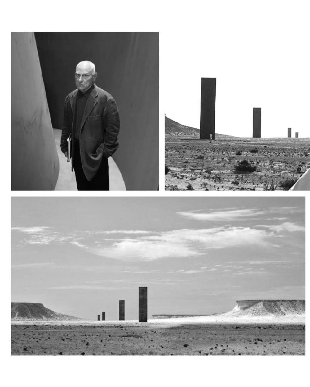 QM unveiled Serra's monumental installation titled “East-West/West-East” located near Zekreet in western Qatar.