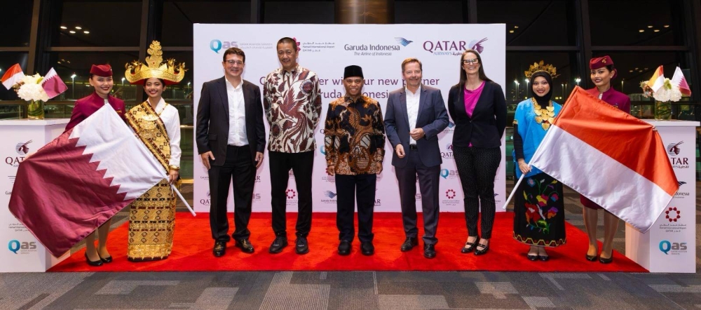 Garuda Indonesia meluncurkan layanan harian antara Jakarta dan Doha