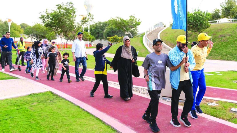 Participants at the solidarity walk.