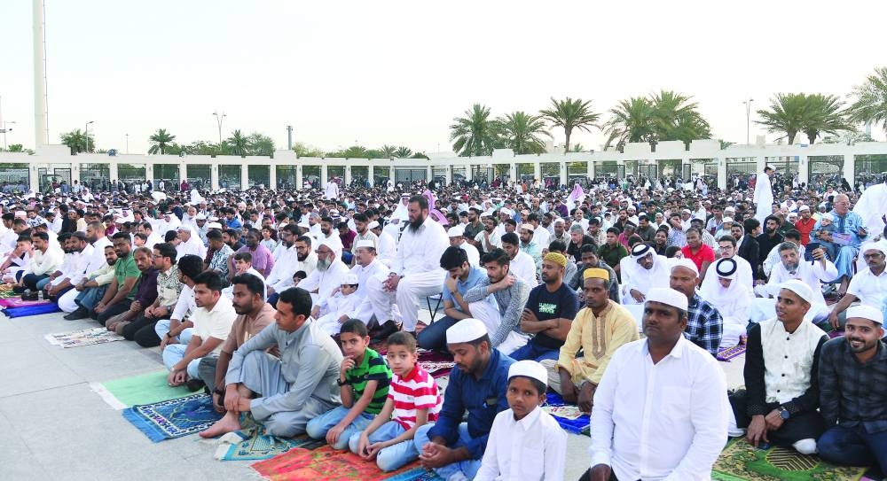 A total of 642 mosques and prayer grounds witnessed the faithful converging from early morning. PICTURES: Thajudheen and Shaji Kayamkulam.