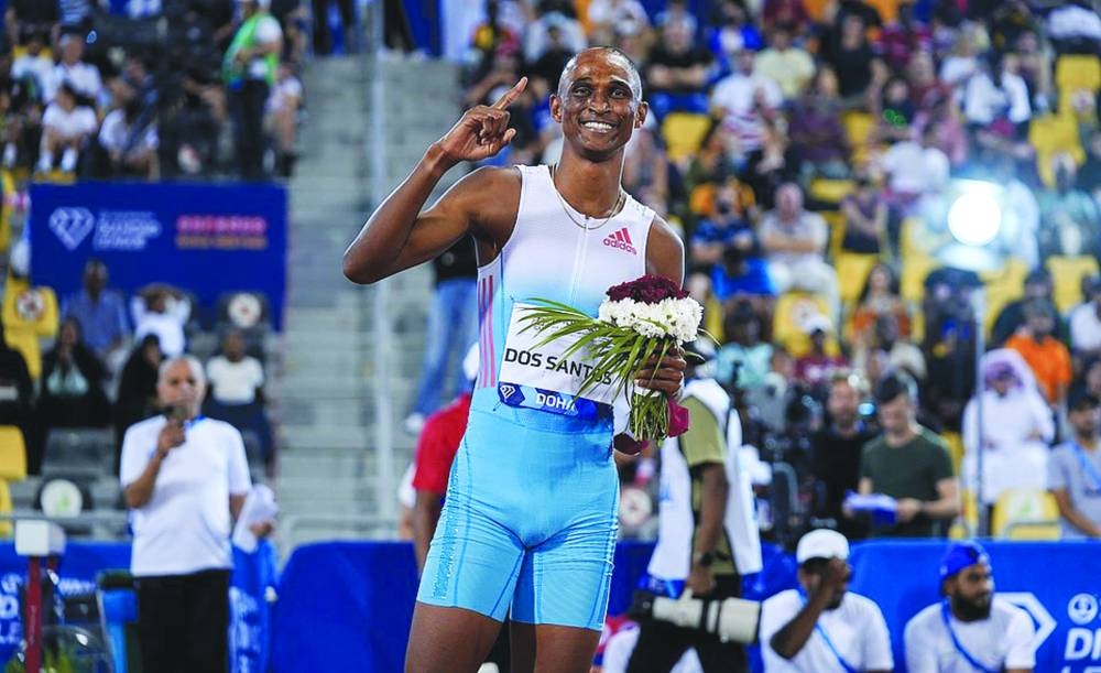 
The 2022 world champion Alison Dos Santos will pose a tough test to Abderrahman Samba. 