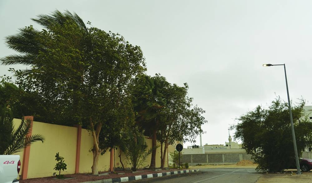 Strong winds lashed Qatar since Monday evening. PICTURE: Shaji Kayamkulam