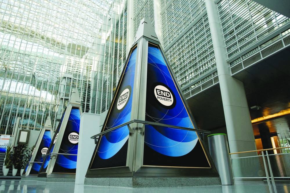 
An atrium is seen at the World Bank headquarters in Washington. (Reuters) 