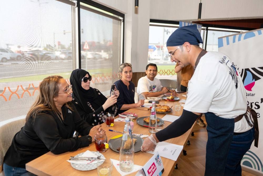 Naadira Mall Sheikh, GM for Middle East and South Asia at Nando’s; Kerri Thornton-Dibb, Franchise Restaurant Specialist for Nando’s ME and South Asia; Balu Subramonian, Head of Operations at Nando’s; and Sakine Koc, a popular food and lifestyle influencer and Qatar Foody.

Nando’s Qatar 2024 Master Griller Winner Susil Pokhrel with 1st runner-up Bishnu Gurung and 2nd runner-up Jean Pararillaga.
