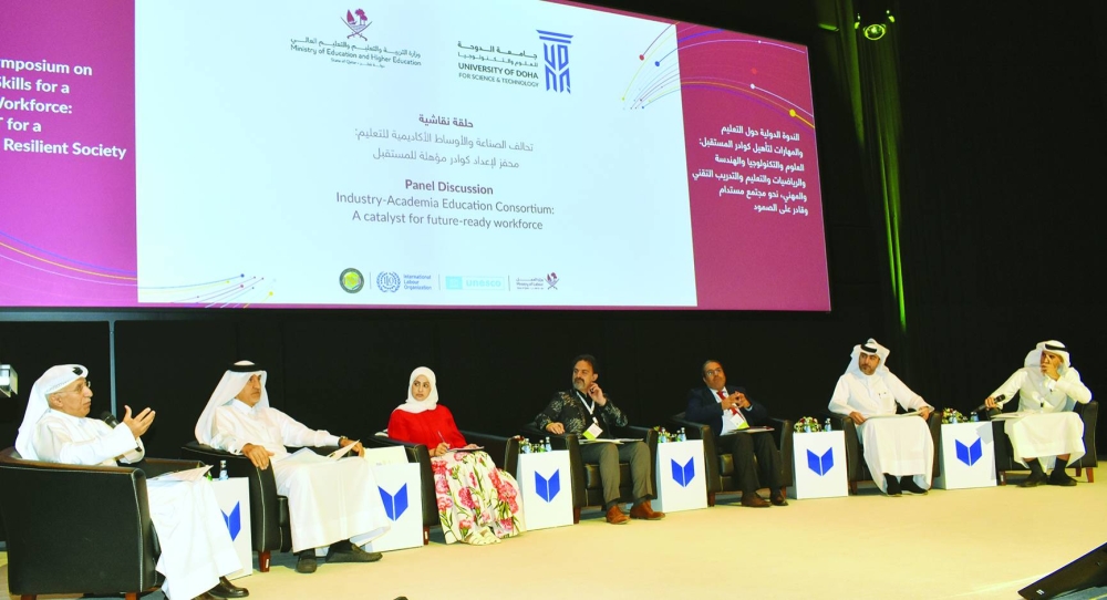 A panel discussion during the opening ceremony.