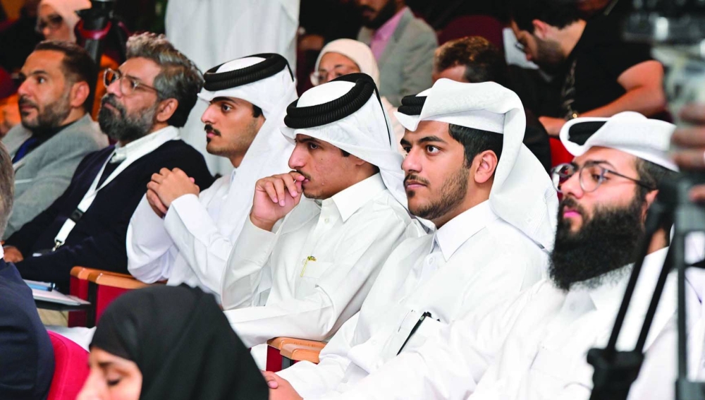 A view of the audience.