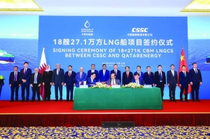 QatarEnergy to build 18 largest LNG vessels ever built in China's CSSC for $6bn - Vimarsana News