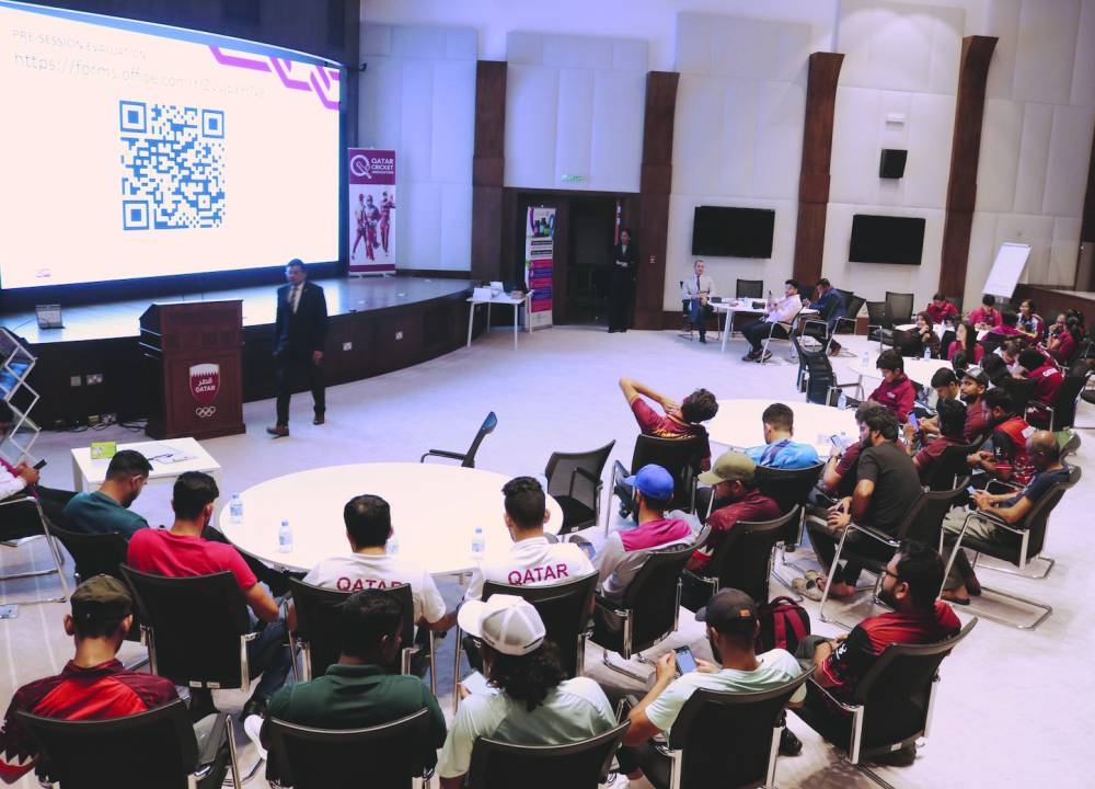 
The Qatar Cricket Association organised an Anti-Doping Education Workshop for the national team players in Doha. 
