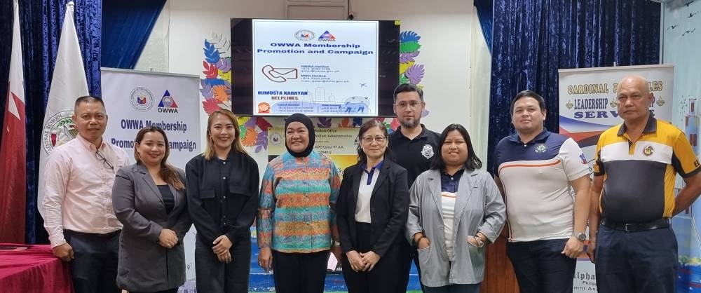 MWO and embassy officials, along with the resource speakers at the World Day Safety and Health at Work 2024 celebration at PISQ recently. PICTURES: Joey Aguilar