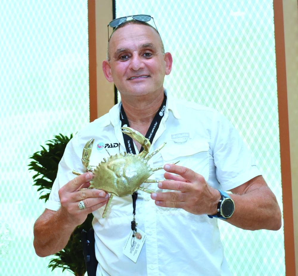 Marine life activist Khaled Zaki led the participating divers in the seabed clean-up.