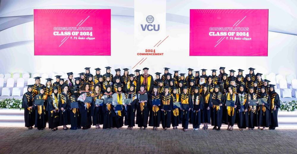 VCUarts Qatar's Class of 2024.