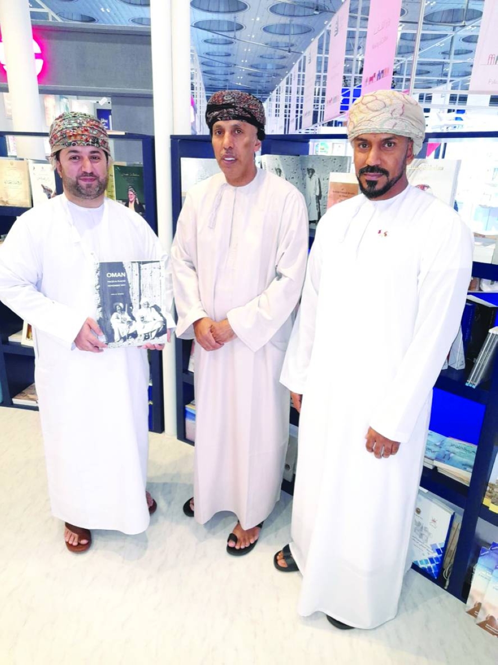 From left: Dr Sulaiman Dawood al-Sabei,  Professor Dr Ahmed bin Hamad al-Rabani, and Harith Al-Rashidi from Ministry of Culture,