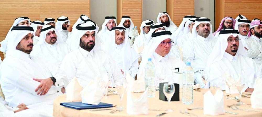 A section of the Qatari faculty at the forum.