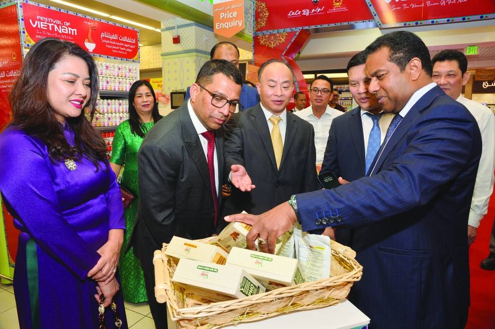 A variety of Vietnamese products are on display during the festival.