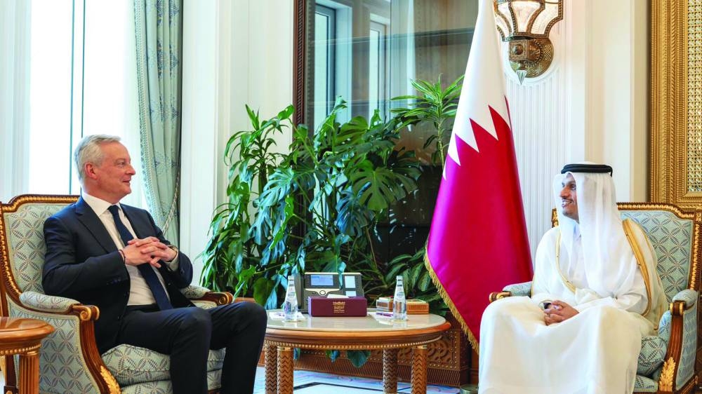 PM meets French Minister of Economy and Finance Bruno Le Maire