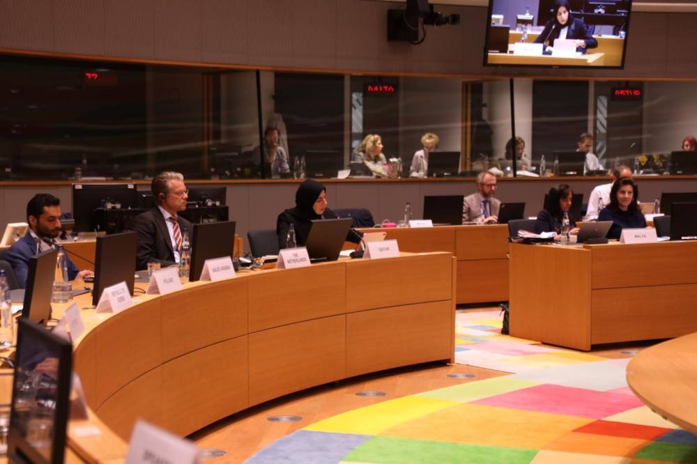 HE Lolwah bint Rashid Al Khater attends the Syria donors conference  in Brussels