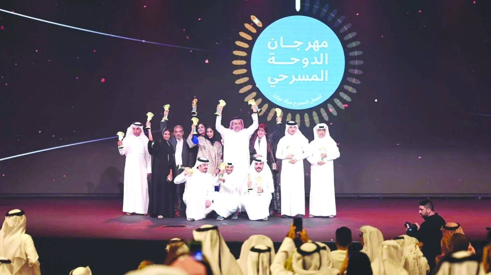 Award winners celebrate.