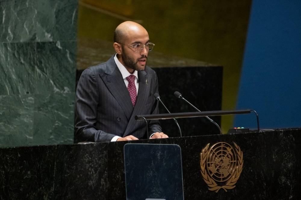 Sheikh Jassim bin Abdulaziz Al-Thani, Vice-Chairman of the 79th session of the UN General Assembly's Special Political and Decolonization Committee.