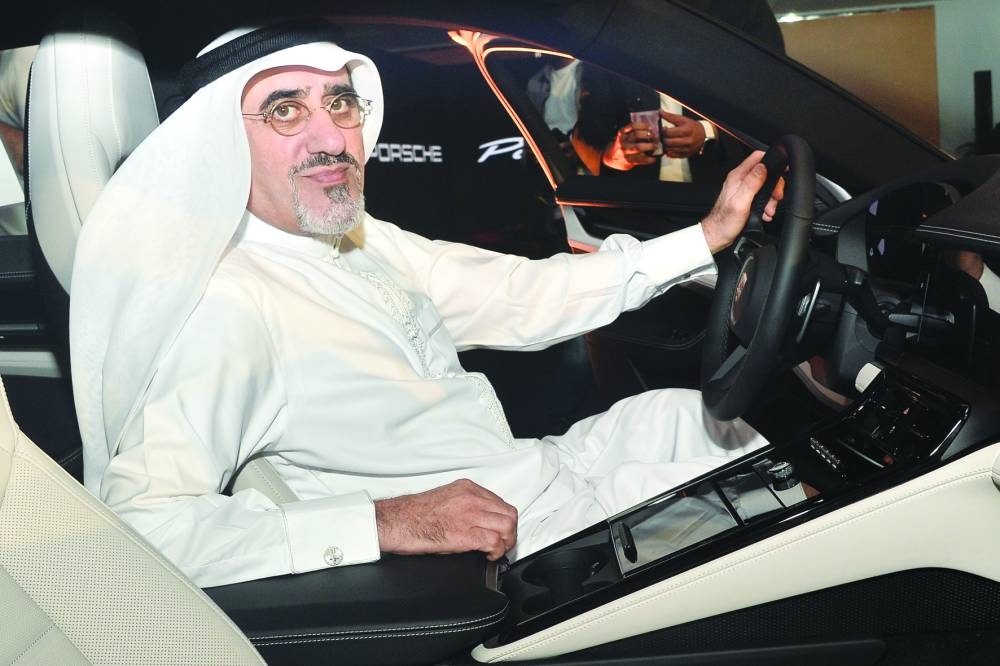 Salman Jassem al-Darwish at the unveiling of the all-new, third-generation Porsche Panamera in Doha. PICTURE: Shaji Kayamkulam