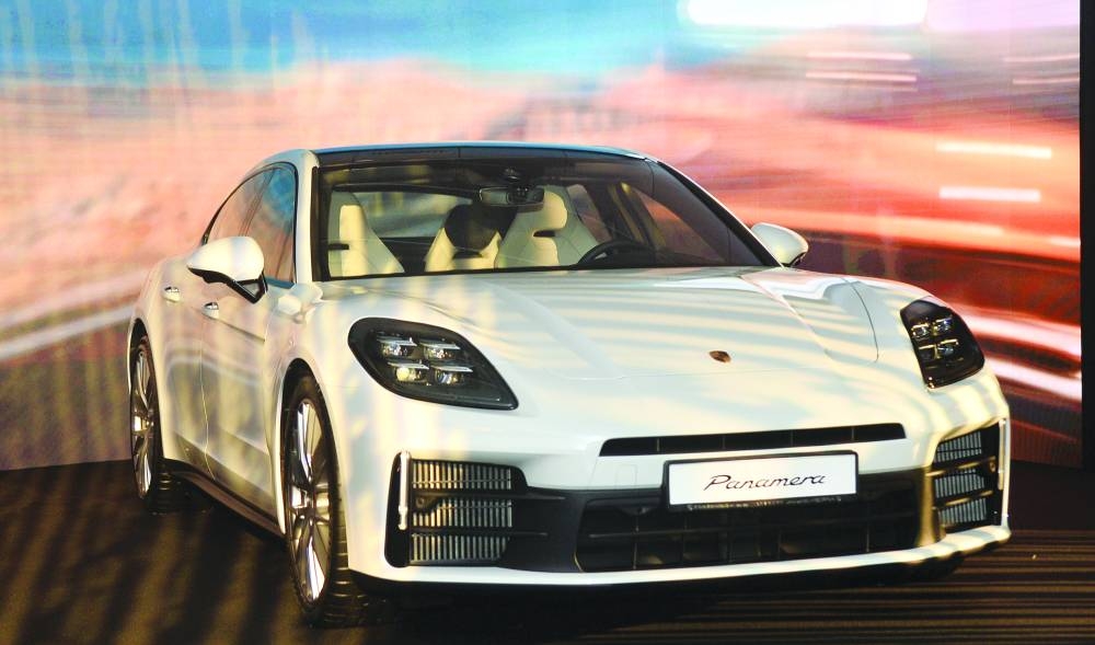 The third-generation Panamera luxury sedan emphasises its sporting character with even more powerful drive systems. PICTURE: Shaji Kayamkulam