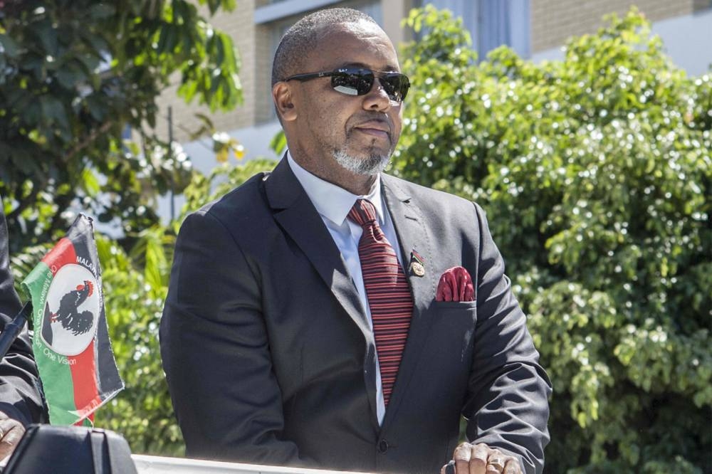 Saulos Klaus Chilima leaves the Mount Soche Hotel in Blantyre on May 6, 2020. AFP File picture