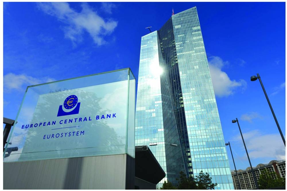 
The European Central Bank headquarters in Frankfurt. The ECB will cut its deposit rate twice more this year, in September and December, according to a significant majority of economists polled by Reuters who said the risks were skewed towards fewer rate cuts than expected. 