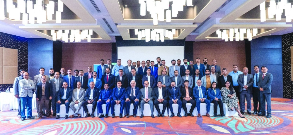 ICAI Doha chapter members at the 'Corporate Finance – Trend and Technologies', event.