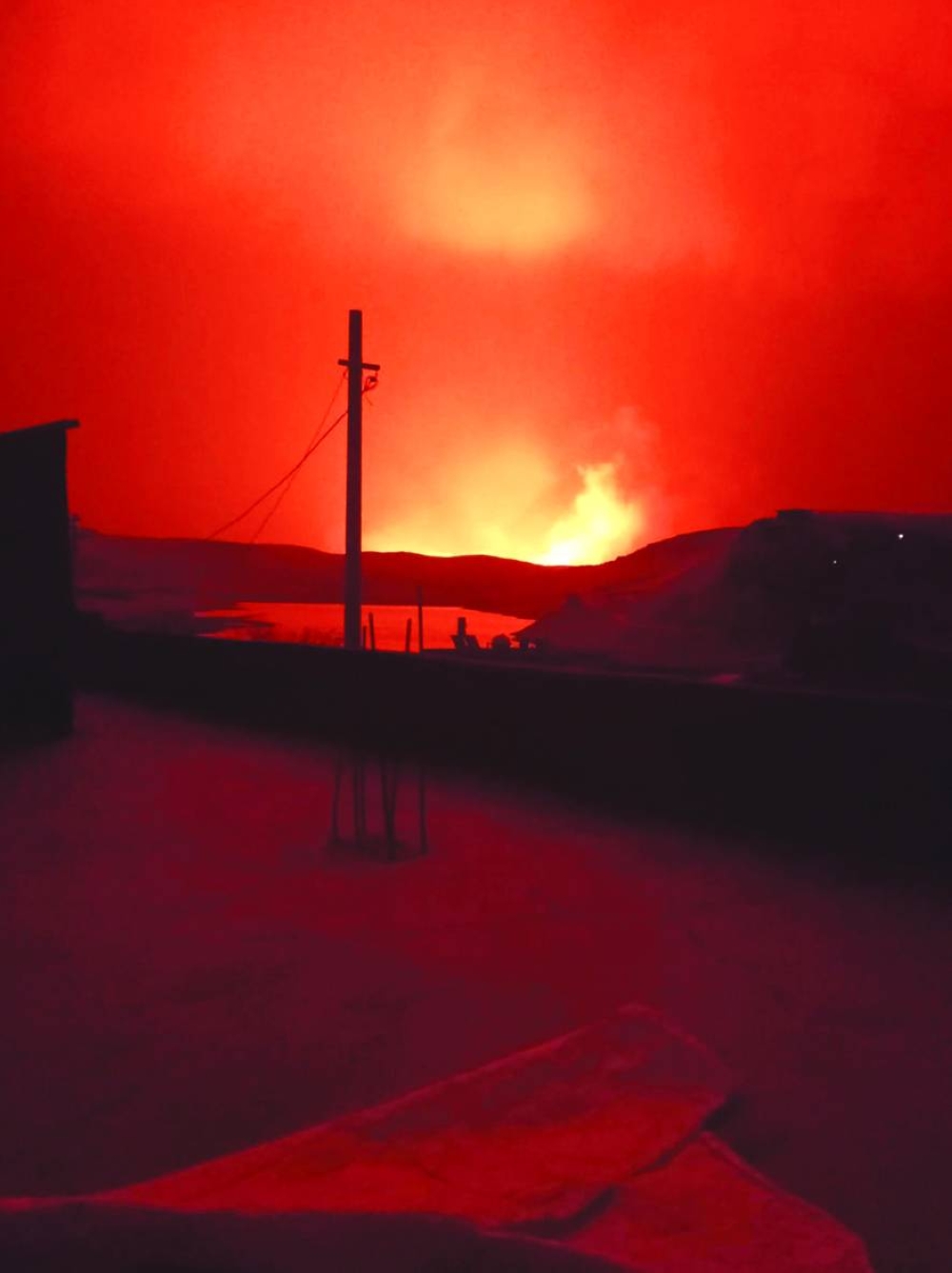 This handout photograph taken and released on Friday by the Turkish news agency DHA (Demiroren News Agency) shows a fire that swept through two areas between the provinces of Diyarbakir and Mardin. – AFP