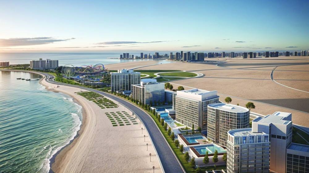 
An artist’s rendition of the project. 