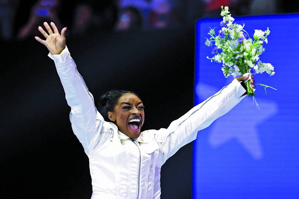 Simone Biles. (USA TODAY Sports)