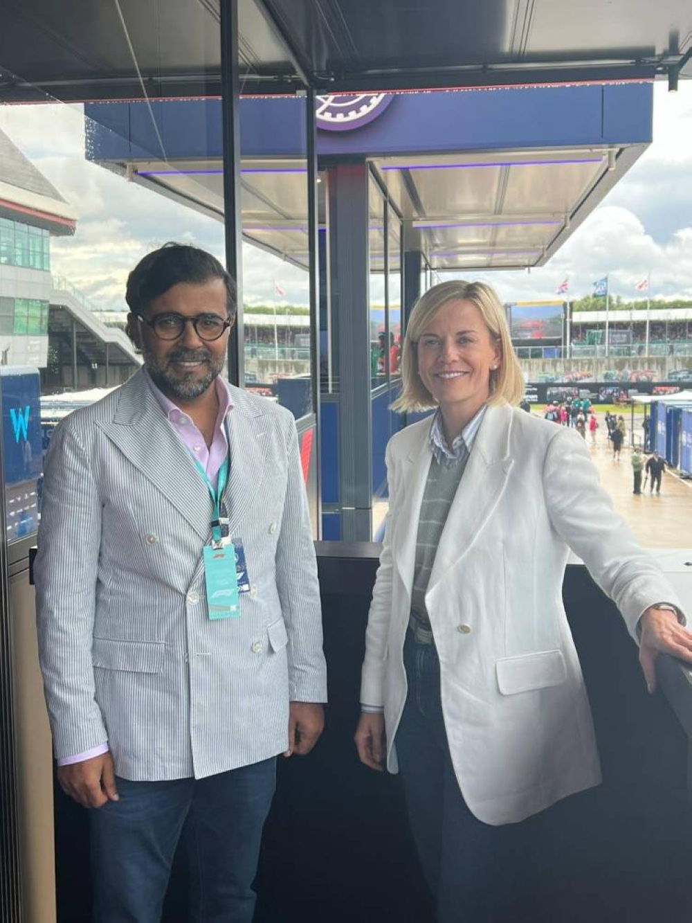 Common caption for all the pics

Abdulrahman bin Abdullatif al-Mannai, President of Qatar Motor & Motorcycle Federation and Lusail International Circuit, was present at Silverstone. During his visit, Al Mannai engaged in productive meetings with key figures in the motorsport world to
enhance collaboration and explore future opportunities.