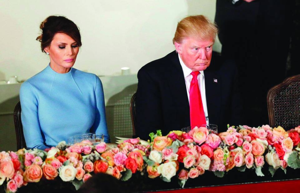 DISTURBED: Melania Trump.