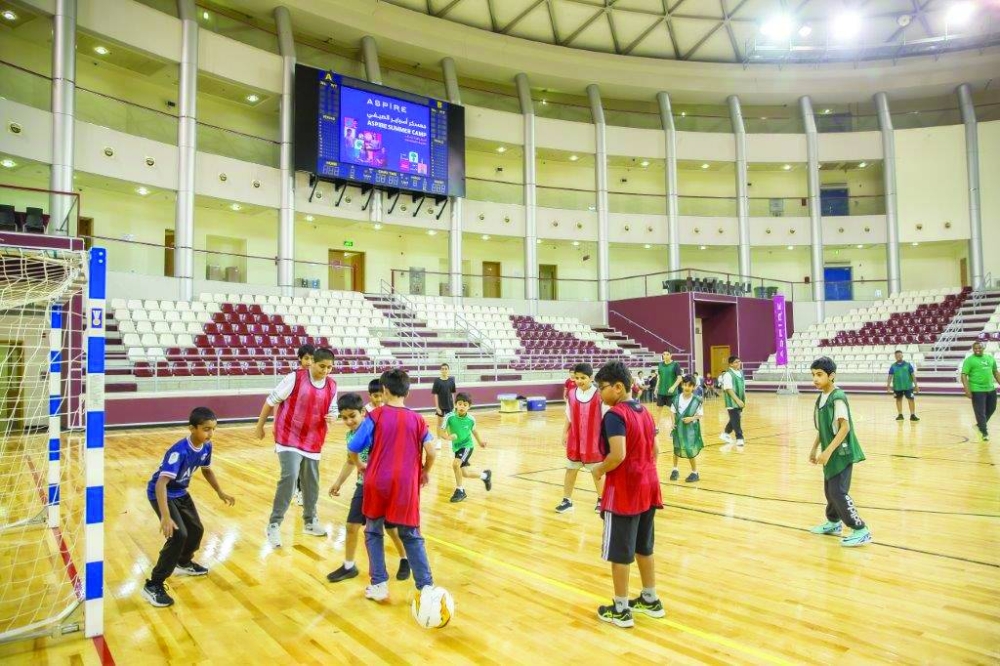 
Young participants at the Aspire Summer Camp 2024. 