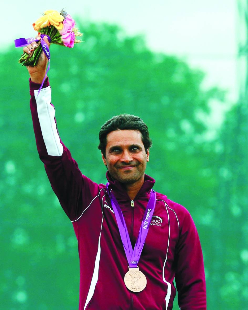 Nasser al-Attiyah won bronze in the skeet shooting at the 2012 London Olympics. 