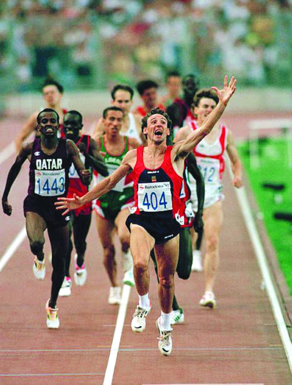 Qatar won its first Olympic medal when Mohamed Suleiman (left) claimed a bronze in the 1500 metres at 1992 Barcelona Games. 