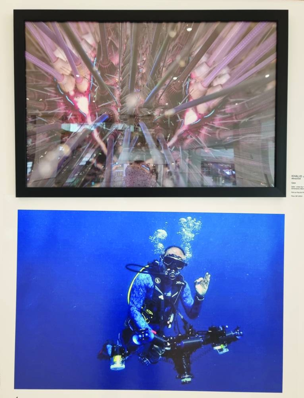 Khaled Yahya al-Jabri's work on display at Skillfest.