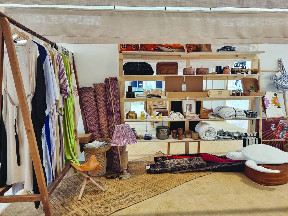 Various handcraft items on display at Skillfest at Place Vendome.