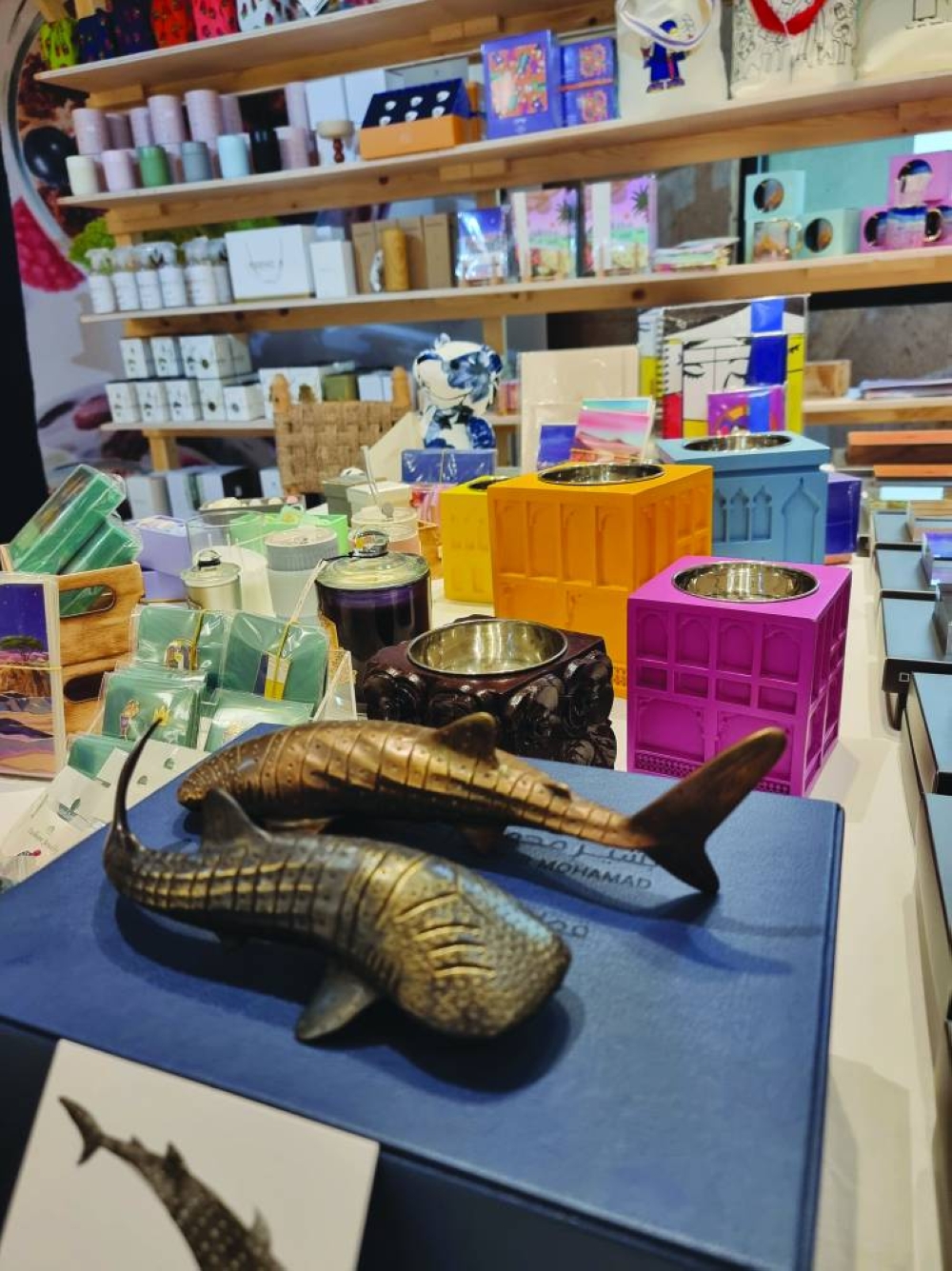 An array of handcrafted items on display at Skillfest at Msheireb Galleria. PICTURES: Shaji Kayamkulam and Joey Aguilar