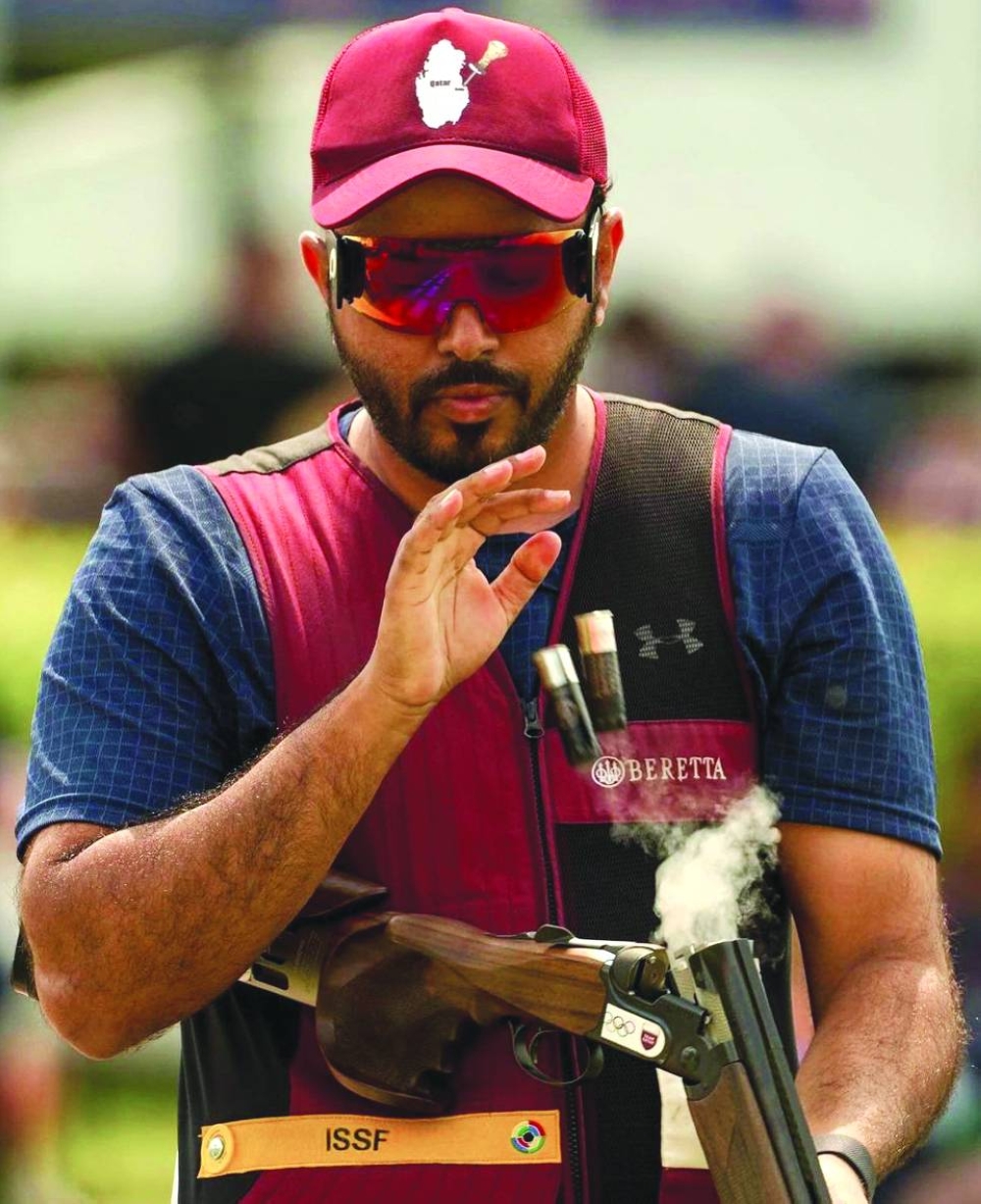 Rashid al-Athba was 23rd after three rounds in the men’s skeet qualification on Friday. 