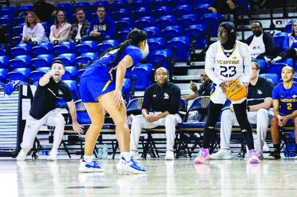 Diaba Konate in action.