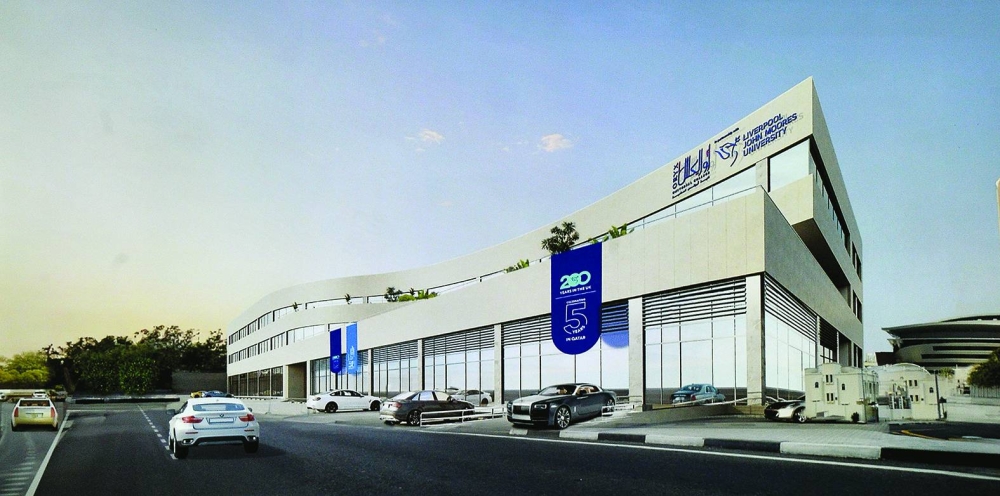 Artist's impression of the new campus for Oryx Universal College  in partnership with Liverpool John Moores University. PICTURES: Shaji Kayamkulam.