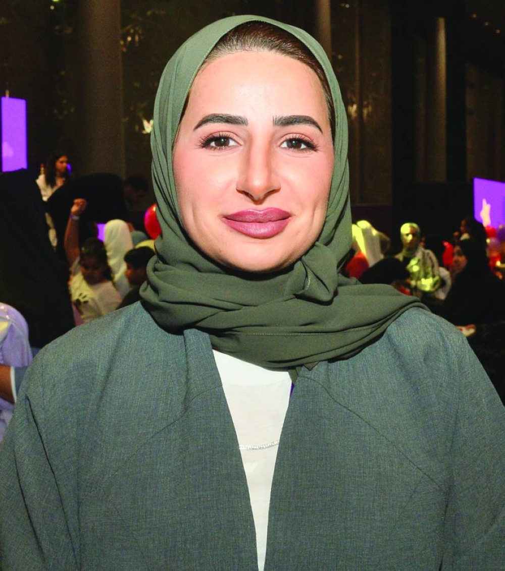 Buthaina al-Janahi at the festival.