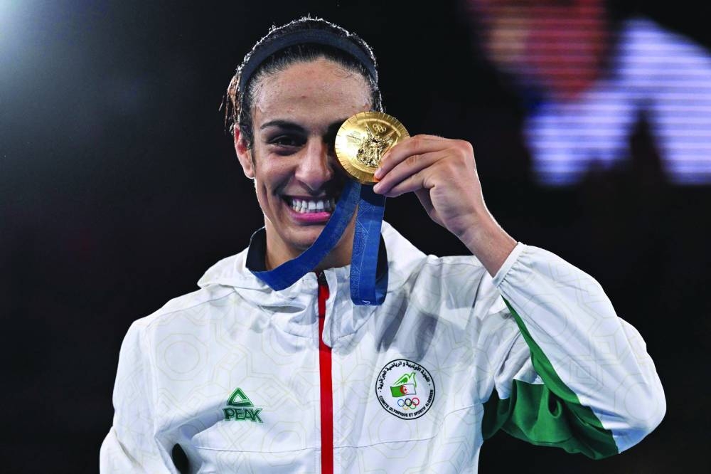 Gold medallist Algeria's Imane Khelif. (AFP/File picture)