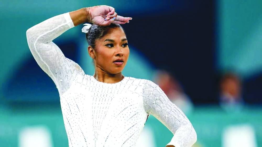 American gymnast Jordan Chiles